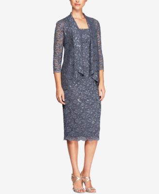 Alex Evenings Tea Length Dress